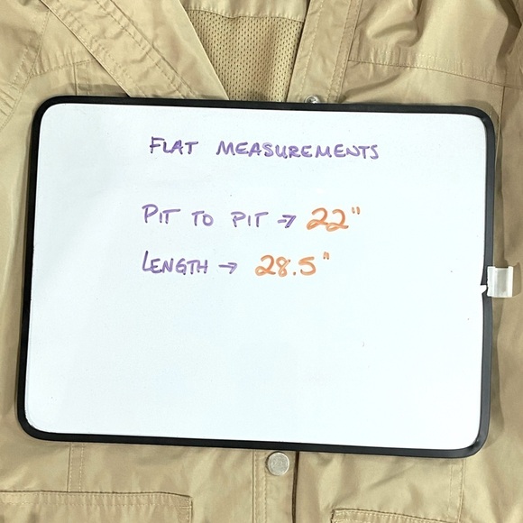 Midtown Tan Utility Style Light Jacket M - Picture 6 of 15